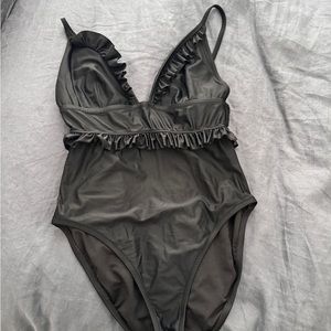 Jcrew ruffle one piece